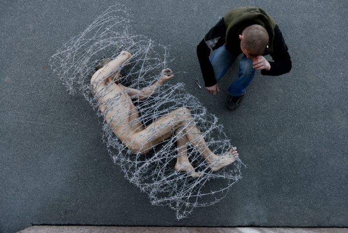 туша, Петр Павленский, акция, законодательство