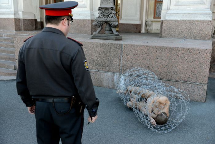 туша, Петр Павленский, акция, законодательство