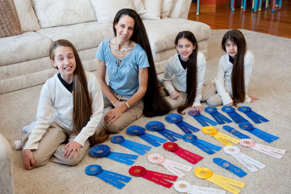  американская Рапунцель, самые длинные волосы, семья длинноволосых 