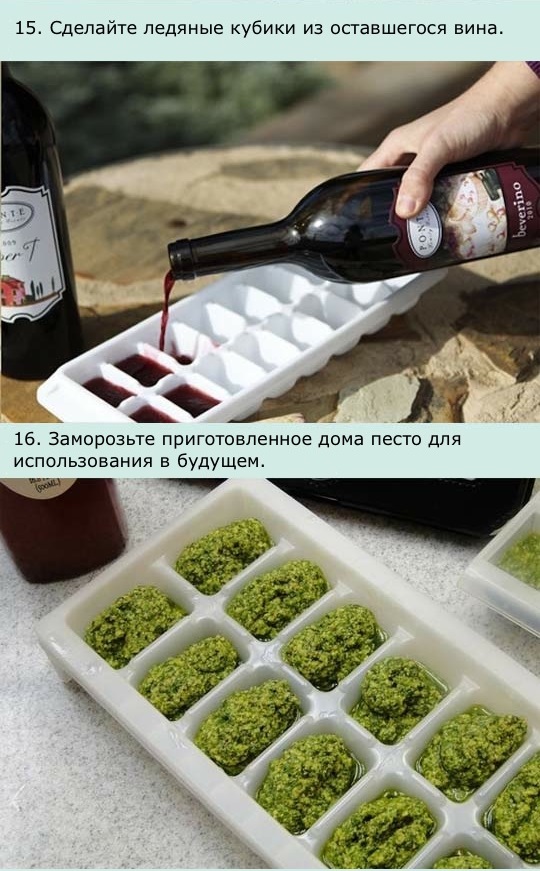 Способы, использование. форм для льда, в холодильнике, хранение, рецепты