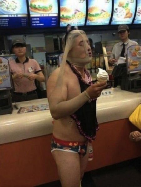 Люди со странностями совершают нелепые поступки VII Люди,странное, со странностями,глупость, нелепые поступки