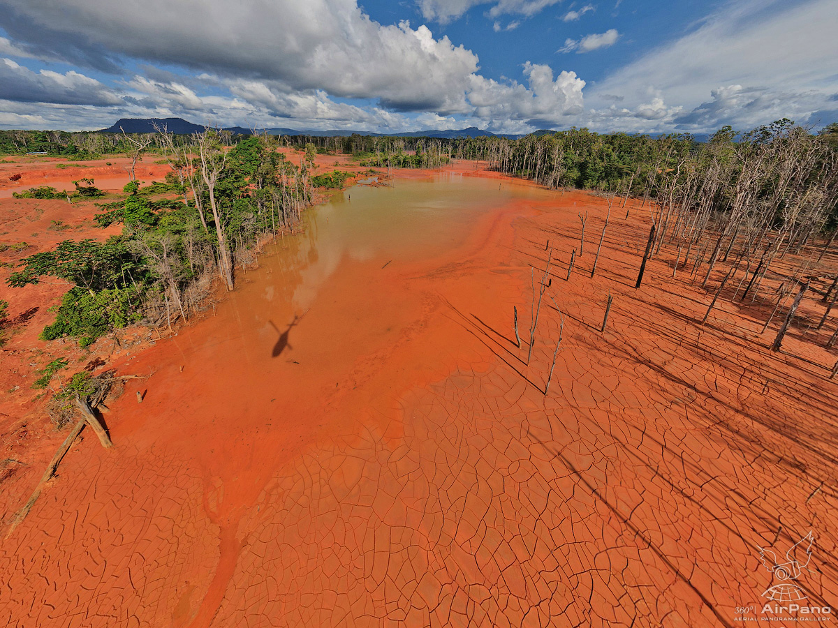Панорама, самый ,высокий, водопад, Анхель, фотограф, Дмитрий Моисеенко