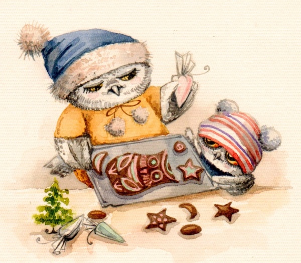 Инга пальцер,совята, милые совы