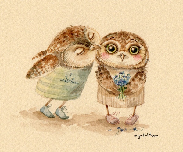 Инга пальцер,совята, милые совы