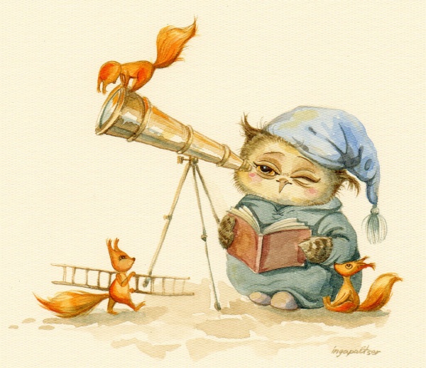 Инга пальцер,совята, милые совы