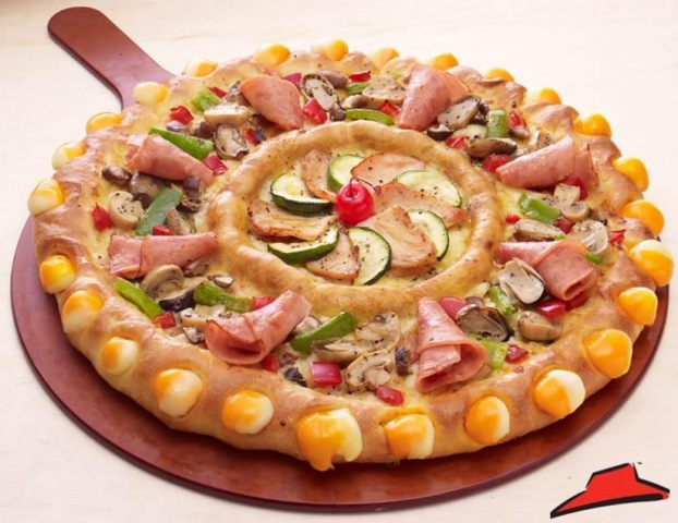 странный фаст-фуд, pizza hut, Burger King, Dunkin' Donuts