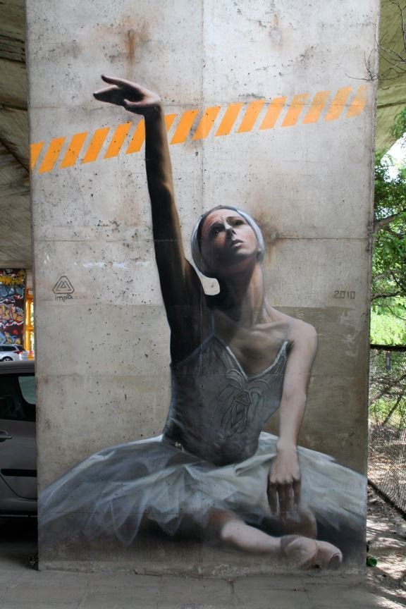 стрит-арт, уличные художники, рисунки на стенах