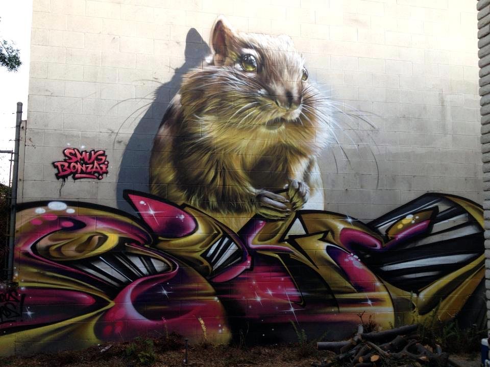 стрит-арт, уличные художники, рисунки на стенах