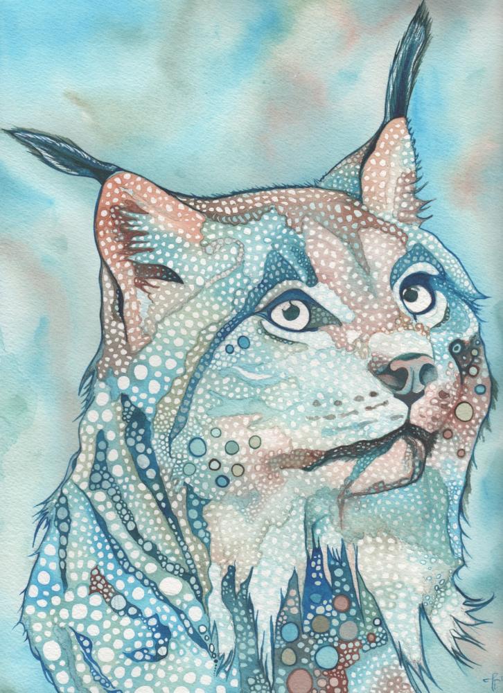 Красота природы, акварель мозайка, Тамара Филлипс, Tamara Phillips