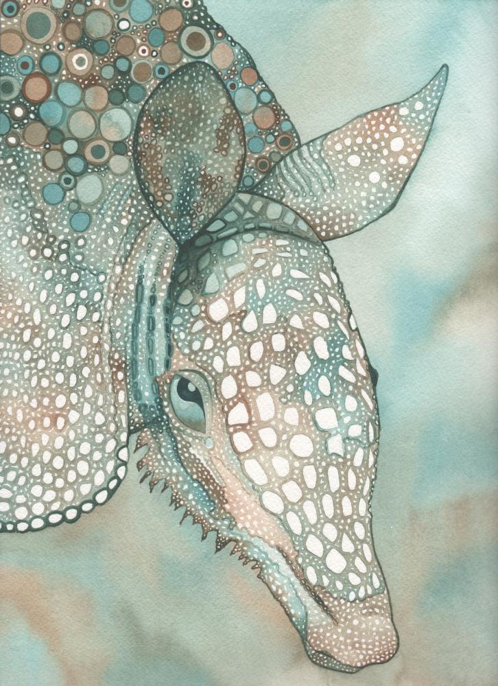 Красота природы, акварель мозайка, Тамара Филлипс, Tamara Phillips