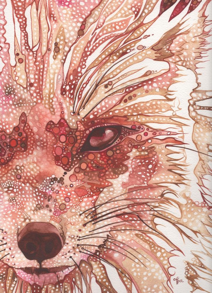 Красота природы, акварель мозайка, Тамара Филлипс, Tamara Phillips