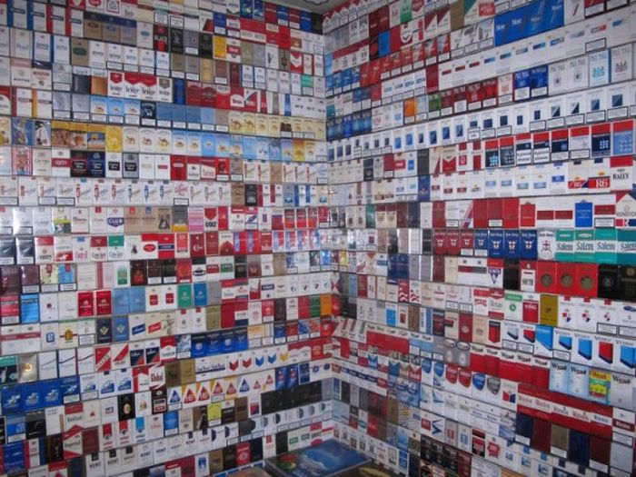 Необычное хобби некурящего человека