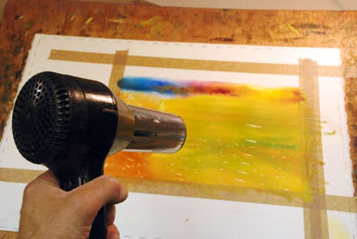 Необычный, процесс, создания, шедевра, картины