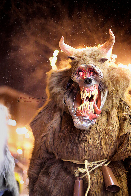 Крампус,антипод, противоположность, зловещий напарник, Святой Николай, Krampus