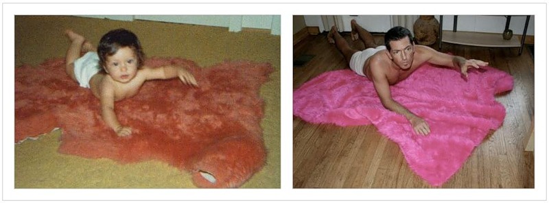 тогда и сейчас, семейные фото, детство