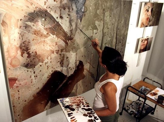 Художники, картины, фотореализм, картины не отличить от фотографий