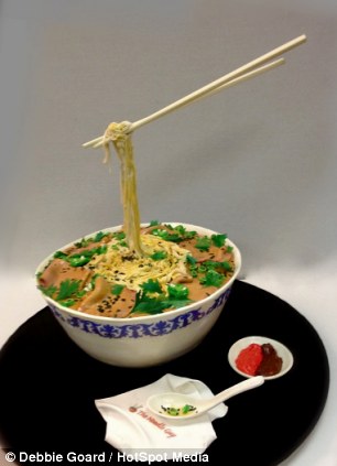 РеалистичныеЮ торты, в виде, в форме, еды, Дебби Гоард, Debbie Goard