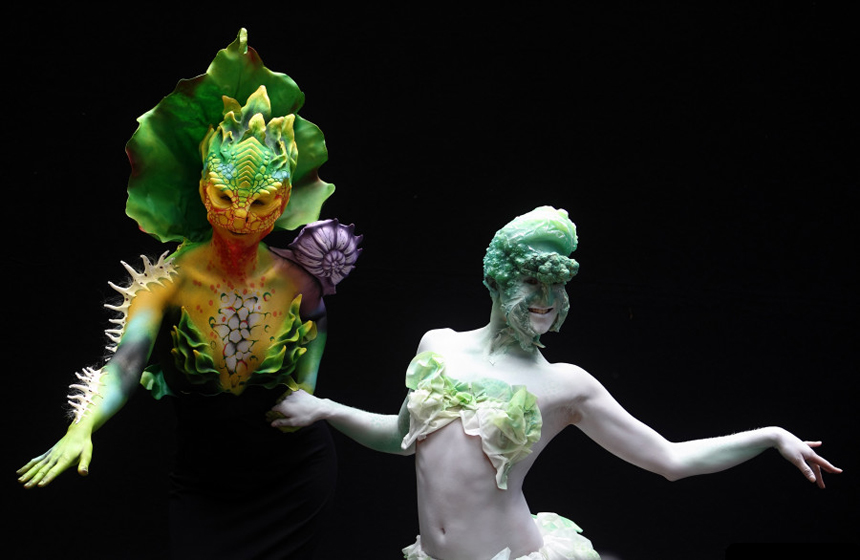 Фантастические образы всемирного фестиваля бодиарта в Австрии World Bodypainting Festival 2013, Австрия,бодиарт