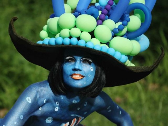 Фантастические образы всемирного фестиваля бодиарта в Австрии World Bodypainting Festival 2013, Австрия,бодиарт