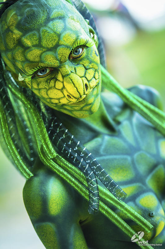 Фантастические образы всемирного фестиваля бодиарта в Австрии World Bodypainting Festival 2013, Австрия,бодиарт