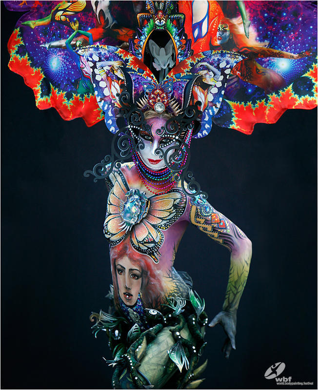 Фантастические образы всемирного фестиваля бодиарта в Австрии World Bodypainting Festival 2013, Австрия,бодиарт
