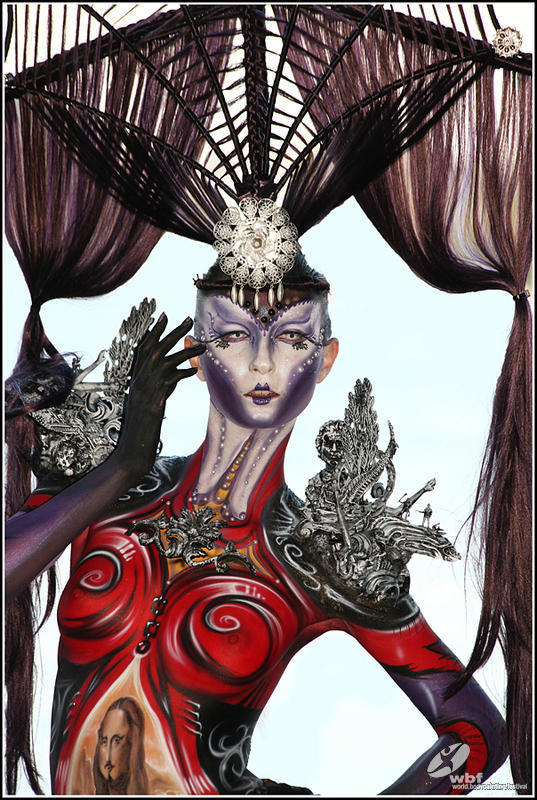 Фантастические образы всемирного фестиваля бодиарта в Австрии World Bodypainting Festival 2013, Австрия,бодиарт
