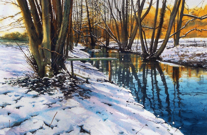  реализм акварель, Джо Фрэнсис Дауден, Joe Francis Dowden