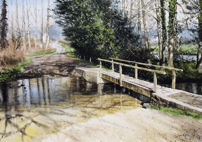  реализм акварель, Джо Фрэнсис Дауден, Joe Francis Dowden