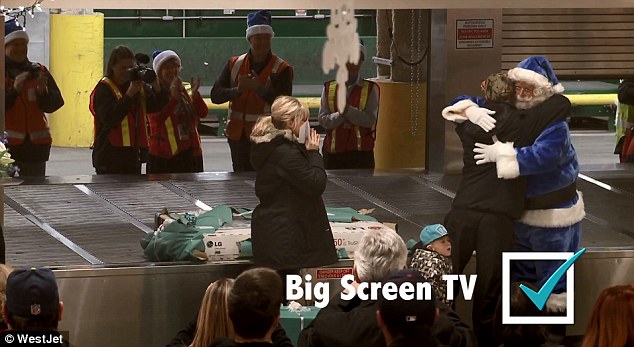 Удивительный рождественский сюрприз от авиакомпании Удивительный, рождественский, сюрприз, исполнение желаний, от авиакомпании, WestJet