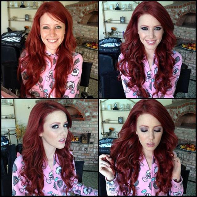 Порнозвезды, до и после,макияж,в жизнь