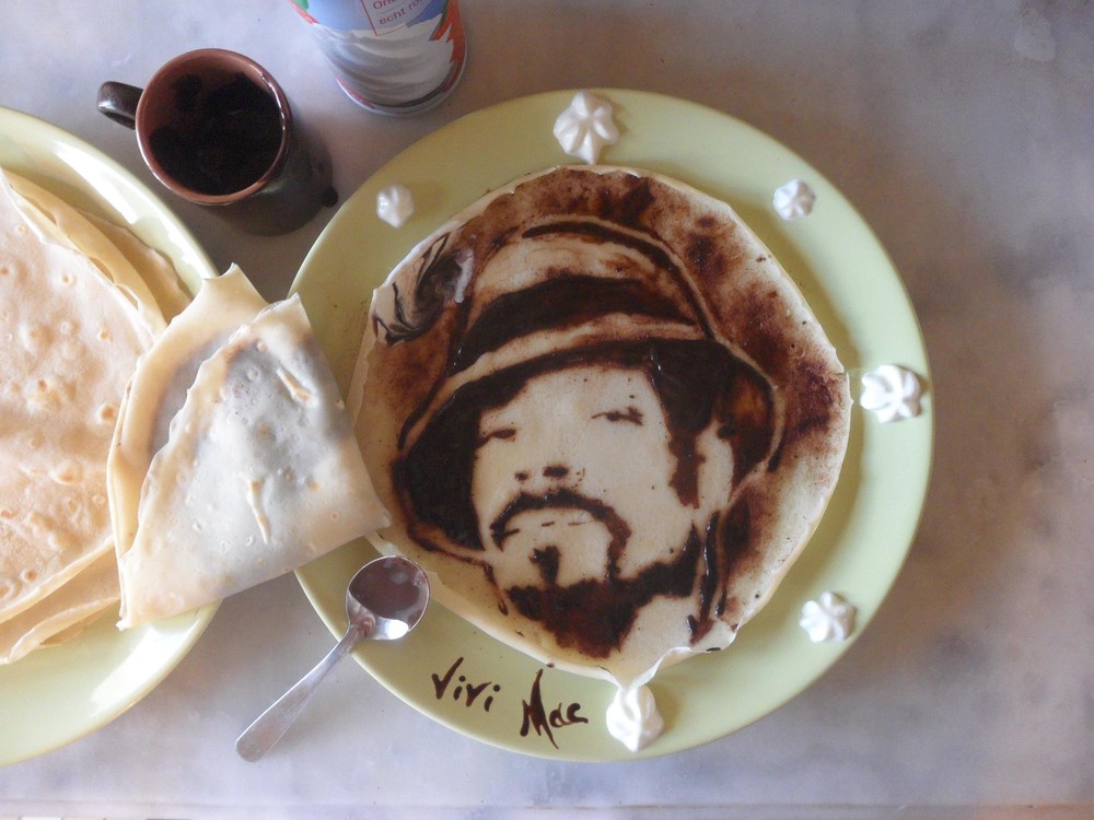 Портреты, из продуктов, художница ,Виви Мак, Vivi Mac