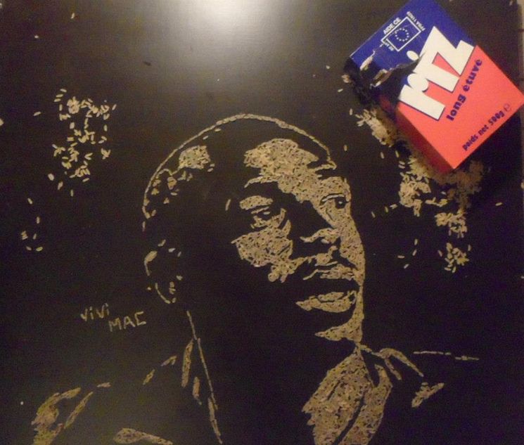 Портреты, из продуктов, художница ,Виви Мак, Vivi Mac