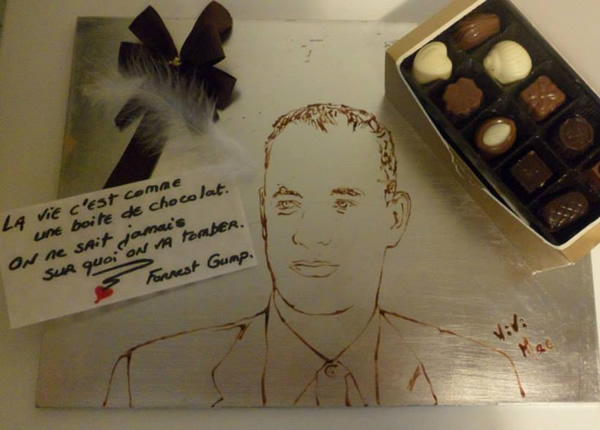 Портреты, из продуктов, художница ,Виви Мак, Vivi Mac