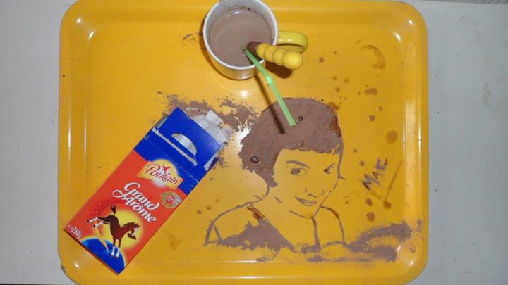 Портреты, из продуктов, художница ,Виви Мак, Vivi Mac