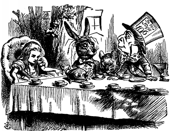 Правила жизни Алисы, в Cтраны чудес, зазеркалье, исатель, книга, Льюис Кэрролл