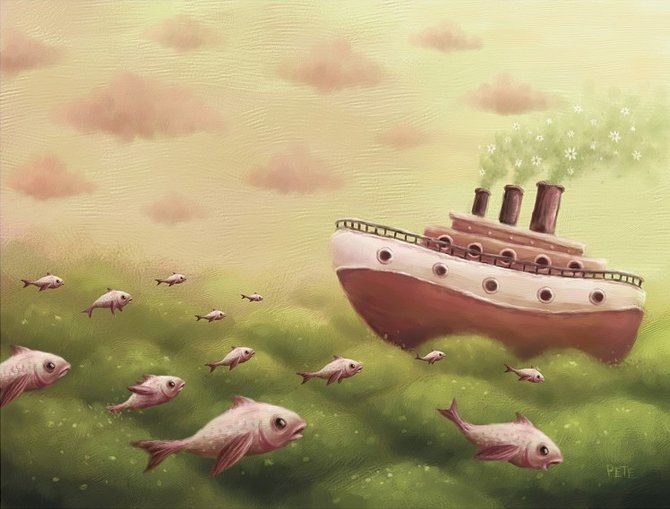 Волшебство, мир фантазий, иллюстрации, Пит Ревонкорпи, Pete Revonkorpi