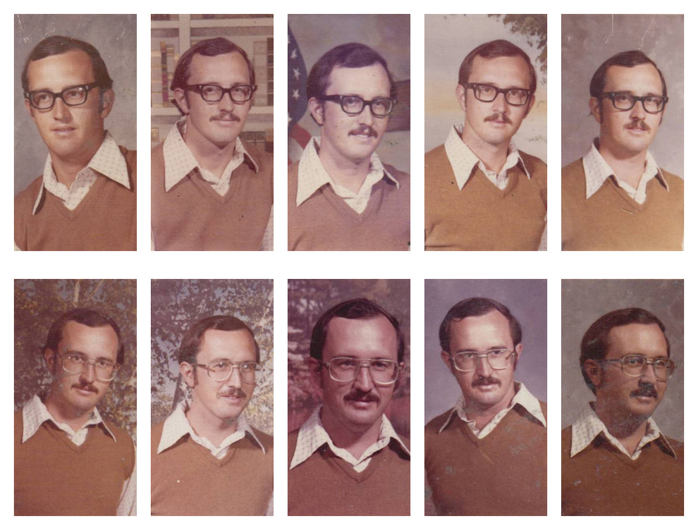 Учитель, физкультуры, Дейл Ирби,после 40 лет работы, в стиле