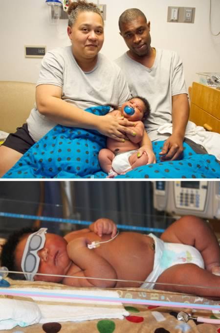 Младенцы-рекордсмены родившиеся с весом более 6 кг