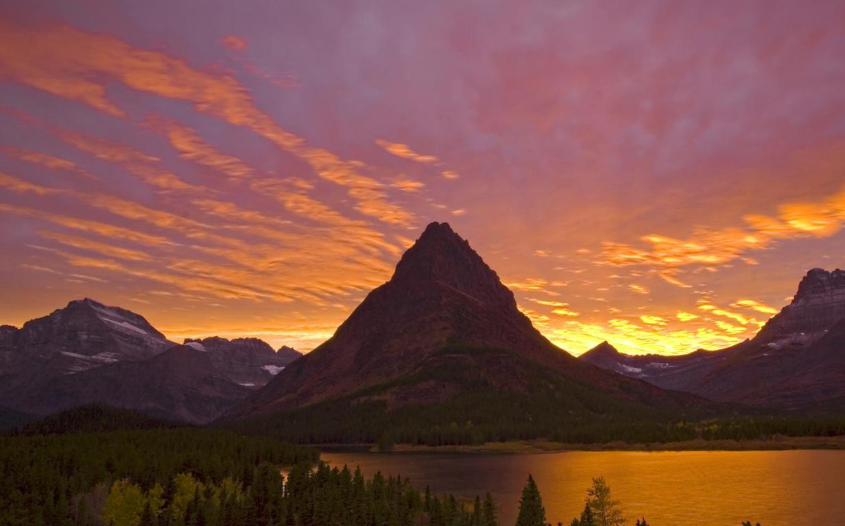 Природа, национального парк, Глейшер Монтана, Glacier National Park