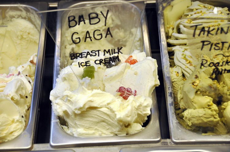 Удивительное мороженое из грудного молока Baby Gaga Icecreamists мороженое из грудного молока