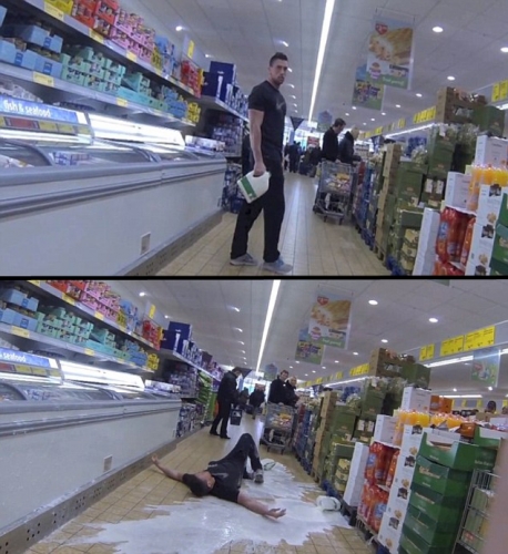 Разбитие галллона, галлон вдребезги, Gallon Smashing