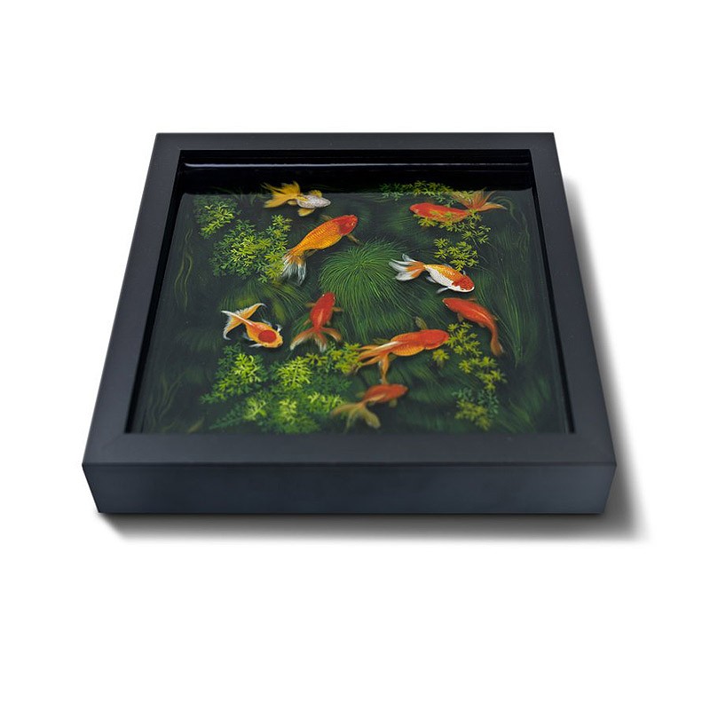 Кен Лай, Keng Lye, 3D-животные, акрил, смола