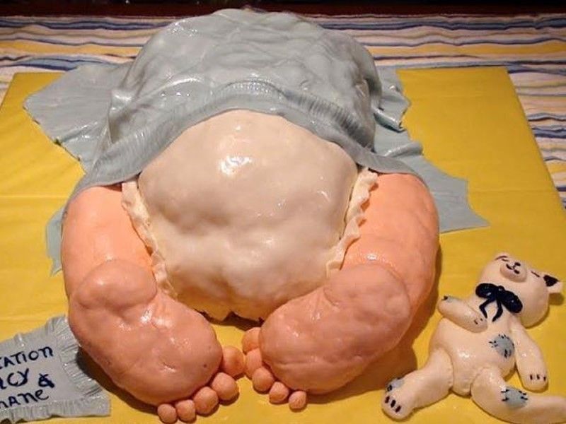 торты для мам, торты с младенцами, шокирующий торт,еда,дети