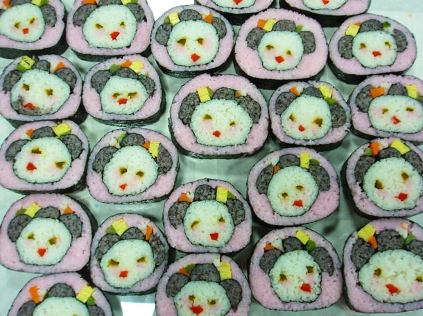 Художества японской кухни: суши-арт от Тама-чан суши-арт,Тама-Чан, японская кухня, суши и роллы