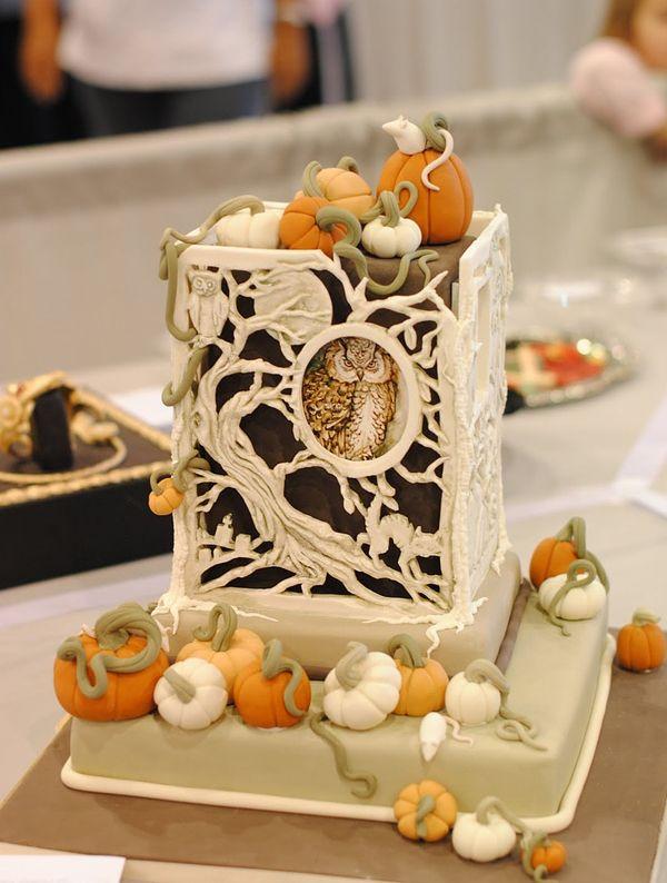 Жуткие симпатичные, торты, Хэллоуин,