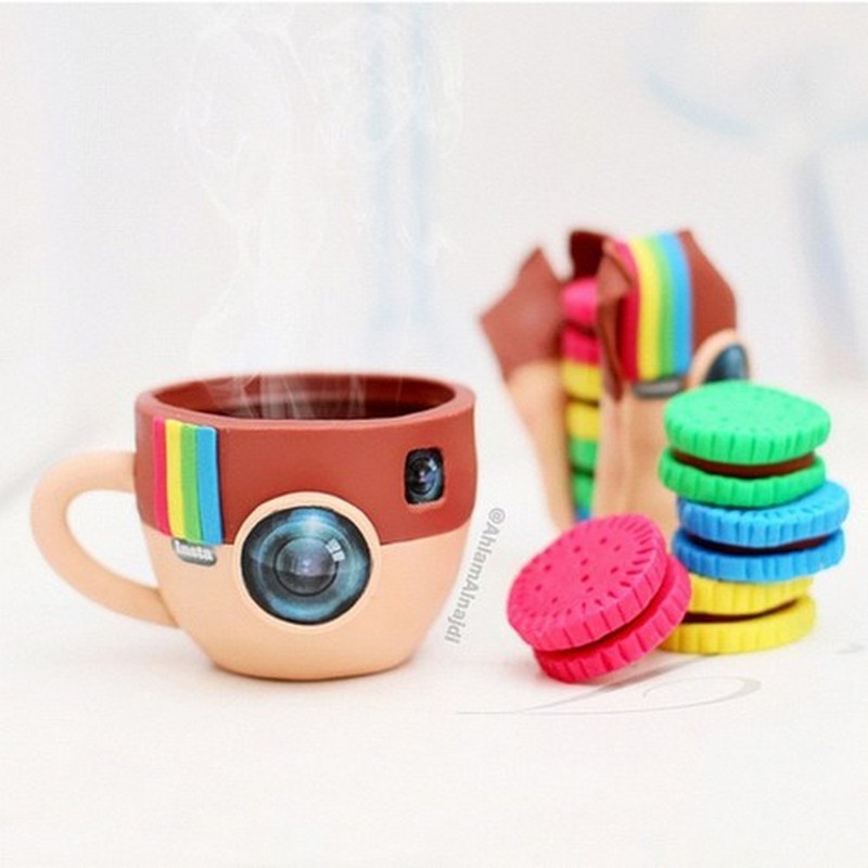 скульптуры,полимерная глина,  художница, Алам Алнайди, Ahlam Alnajdi, саудовская аравия, Instagram