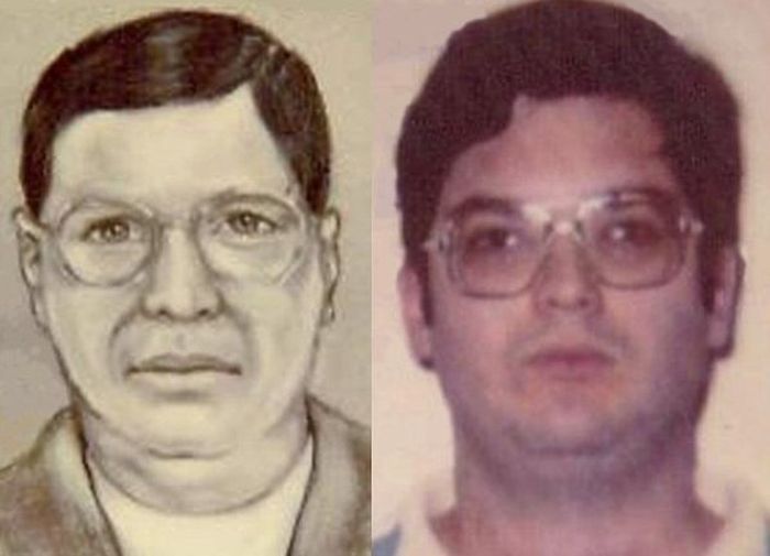 Нарисованные, полицейские ,ориентировки, в сравнении, с реальными, лицами ,преступников, магшоты