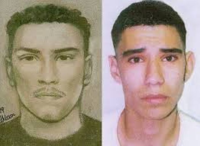 Нарисованные, полицейские ,ориентировки, в сравнении, с реальными, лицами ,преступников, магшоты