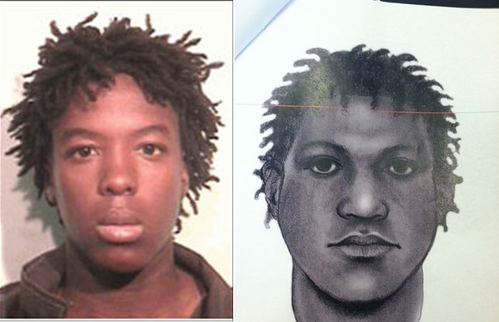 Нарисованные, полицейские ,ориентировки, в сравнении, с реальными, лицами ,преступников, магшоты