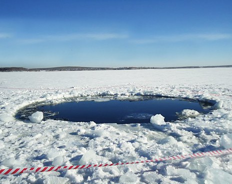 Подробности падения метеорита на Урале
